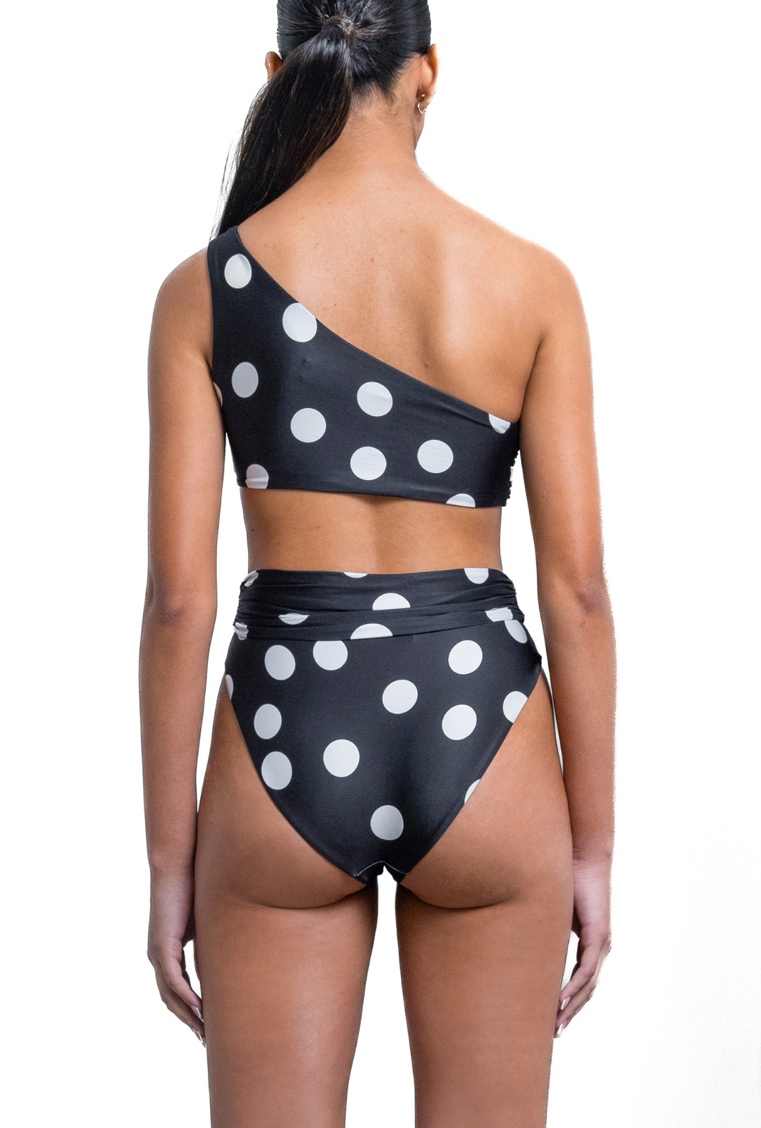 Leo Black Dots Bikini Bottom