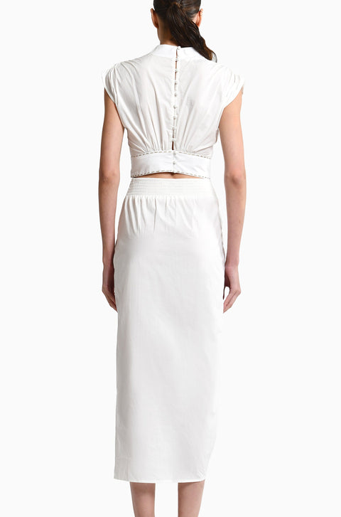 Bea White Blouse & Stella White Skirt