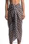 Taylor Black Deco Sarong