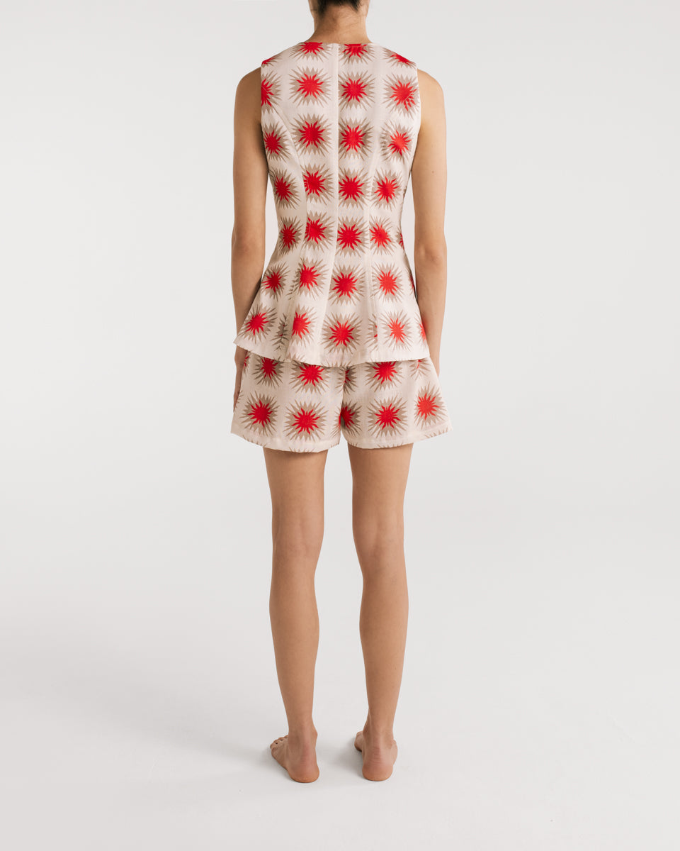 Federica Star Red Vest