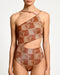 Sabrina Lurex Checkers One Pieces