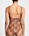 Sole Lurex Checkers One Piece