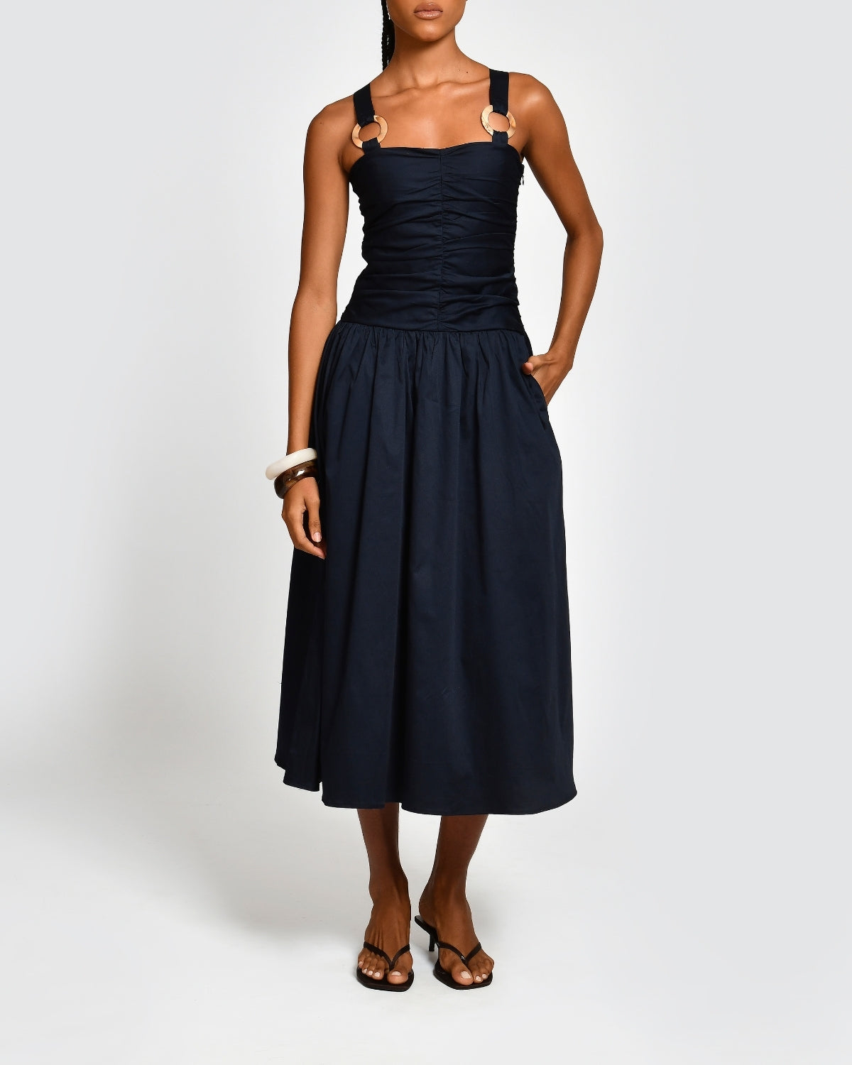 Roma Navy Dress