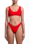 Luli Red Bikini Bottom