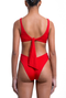 Luli Red Bikini Bottom