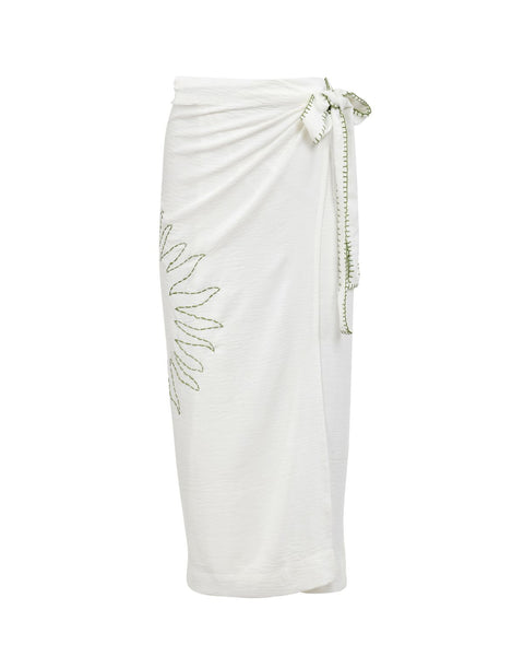 Aura Ivory Solaris Skirt