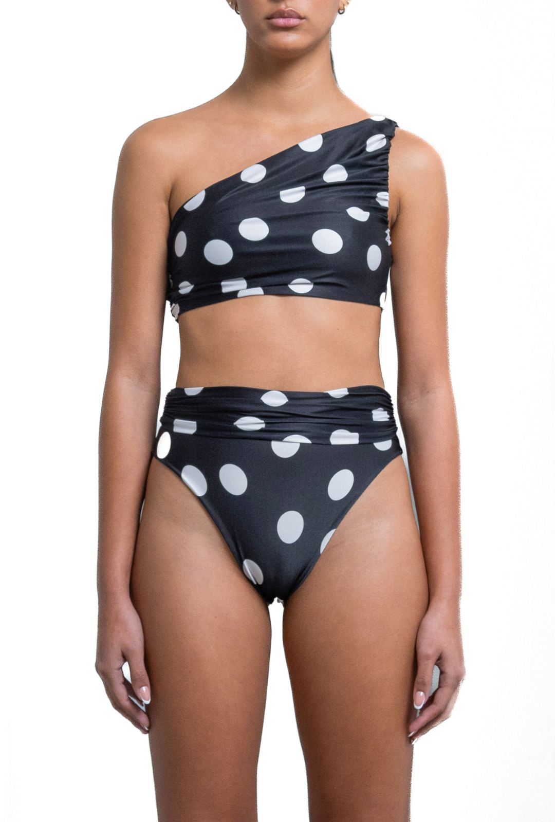 Leo Black Dots Bikini Bottom