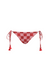 Tina Red Checkers Bikini Bottom