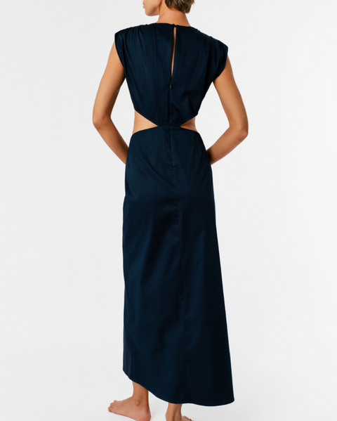 Carlotta Navy Dress