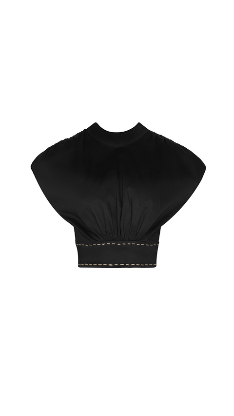 Bea Black Blouse