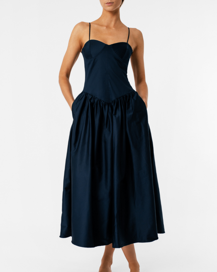 Emma Navy Dress