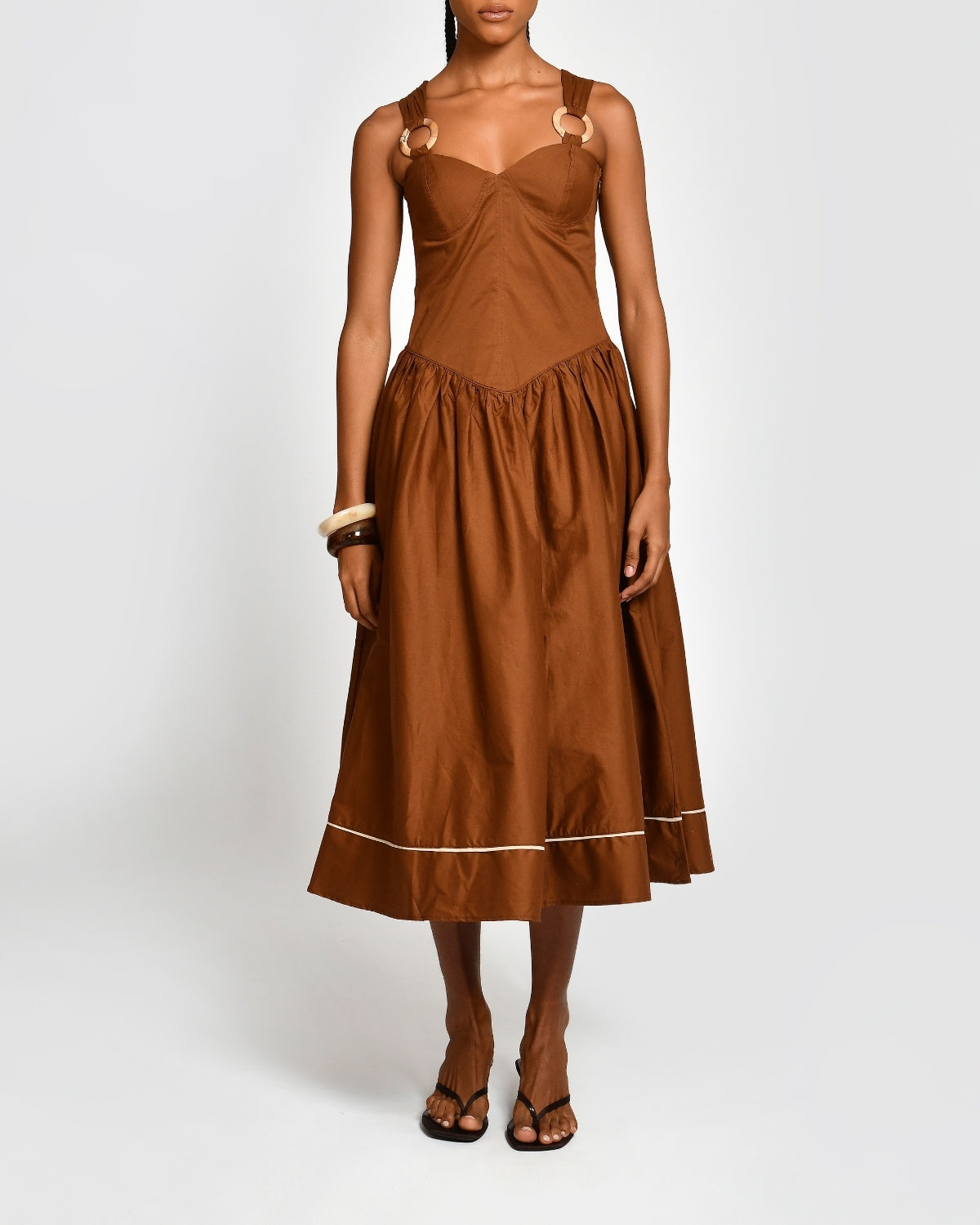 Evva Brown Dress