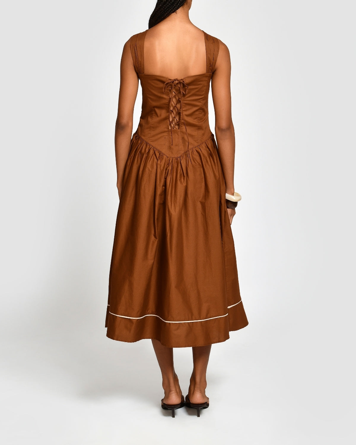 Evva Brown Dress