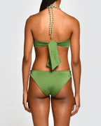 Hortencia Green Bikini Top