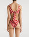 Luli Red Checkers Bikini Bottom
