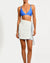 Maria Ivory Azure Skirt