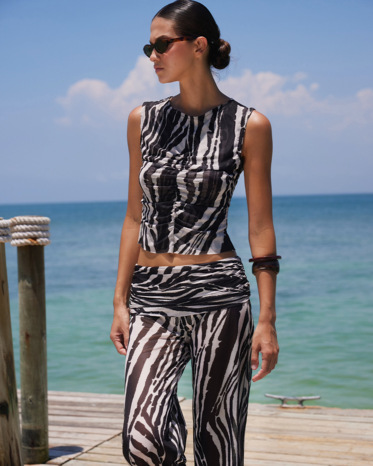 Nina Euphoria Black Blouse
