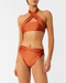 Paola Orange Bikini Top