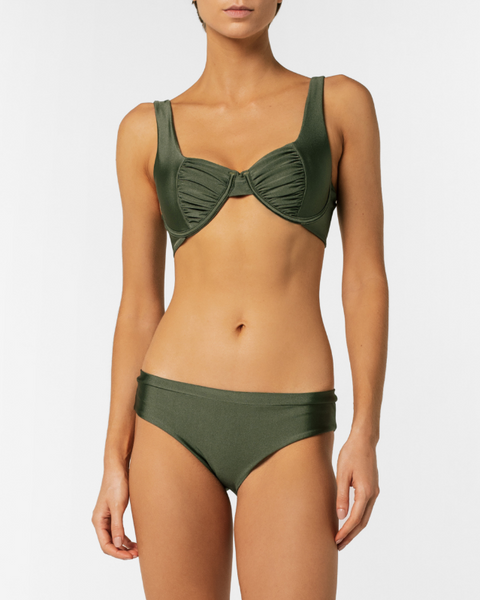 Pula Green Bikini Top