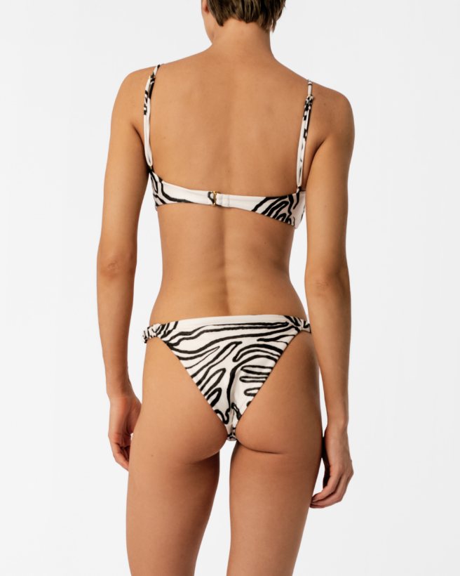 Nori White Marea Bikini Top