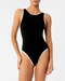 Helena Ivory Black One Piece
