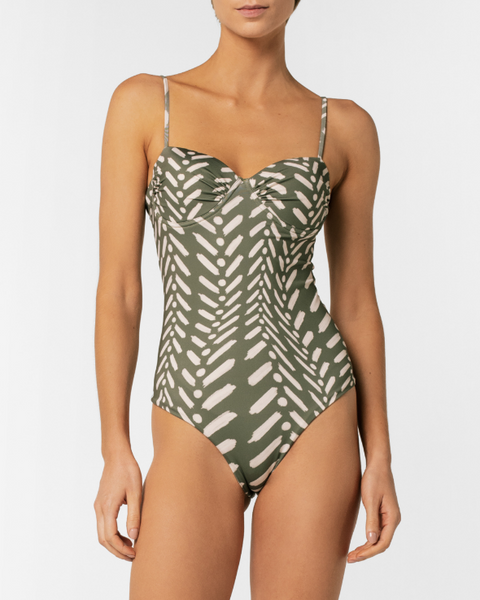 Palmi Green Linee One Piece