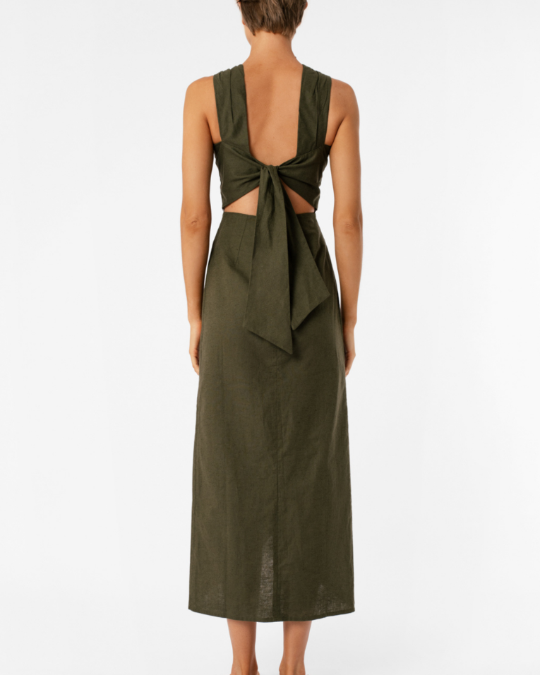 Livia Green Linee Dress