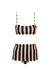 Anne Black Stripes Top & Atalia Black Stripes Bottom