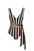 Vero Black Stripes One Piece