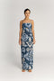 Oriana Navy Lena Dress