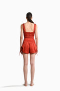 Samia Orange Blouse