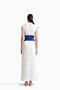 Toya White Blue Dress