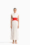 Toya White Red Dress