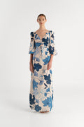 Simone Pangui Maxi Linen Dress