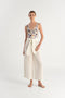 Sasha Hany One Piece & Alma Ivory Linen Pants