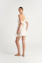 Sabina Ivory Linen Mini Dress