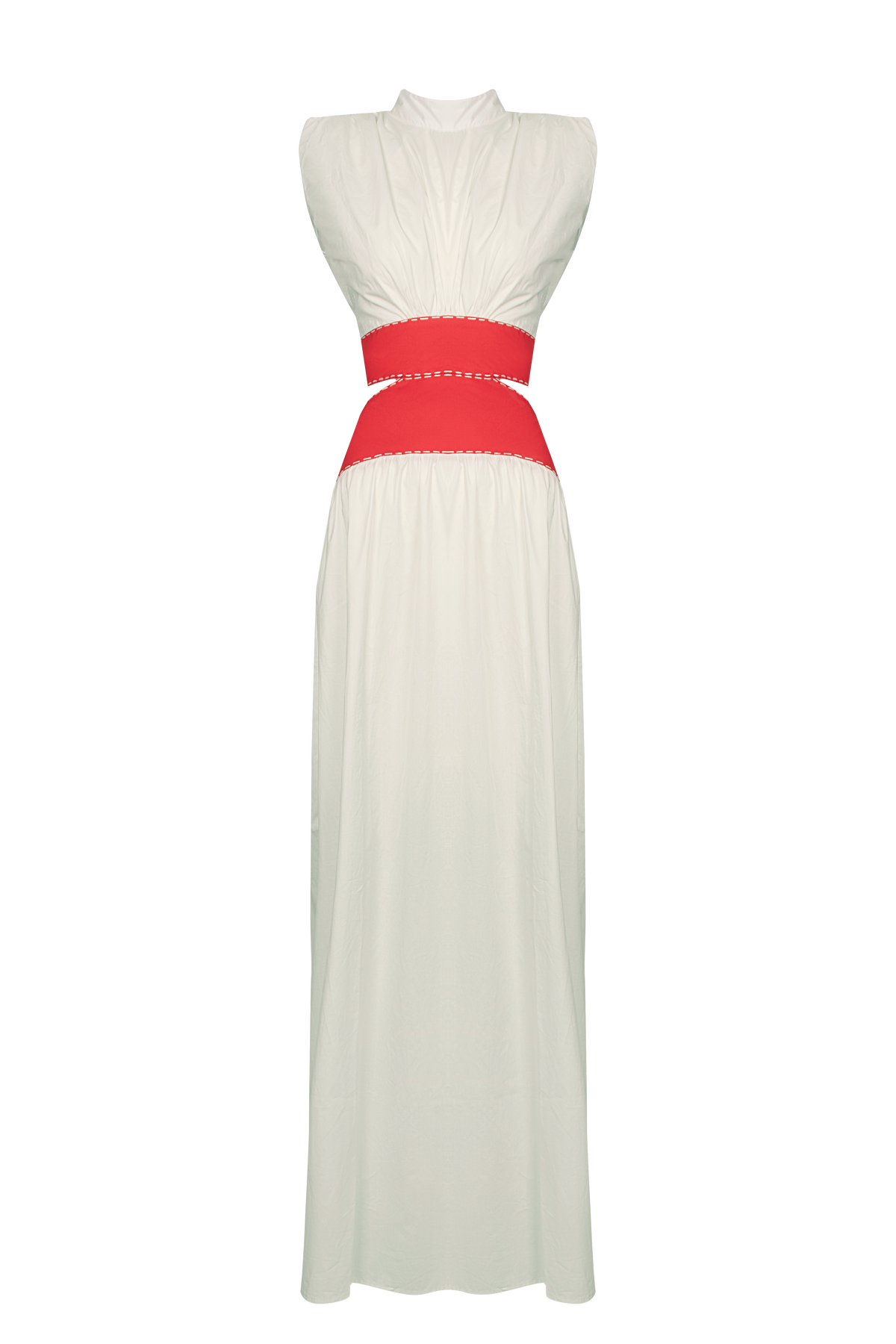 Toya White Red Dress