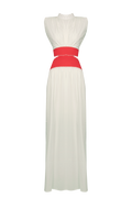 Toya White Red Dress